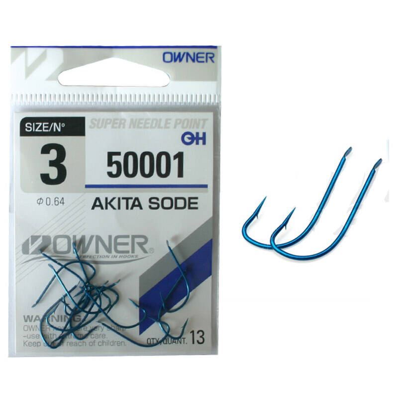 Owner 50001 İğne No: 3 - Mavi Seri Profesyonel Balıkçı İğnesi - 1