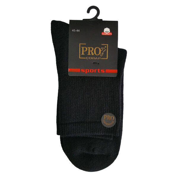 14013 Havlu Erkek Patik Çorabı Siyah 41-44 - 1