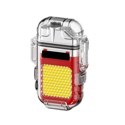 Panther USB Şarjlı Çakmak & Fener Kırmızı PT-6888