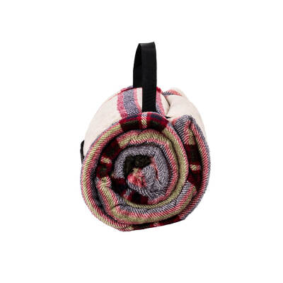 Peluş Polar Televizyon Battaniyesi - Mavi Ekose - TV Battaniye - Acil Durum Battaniyesi - 200*180cm - 3