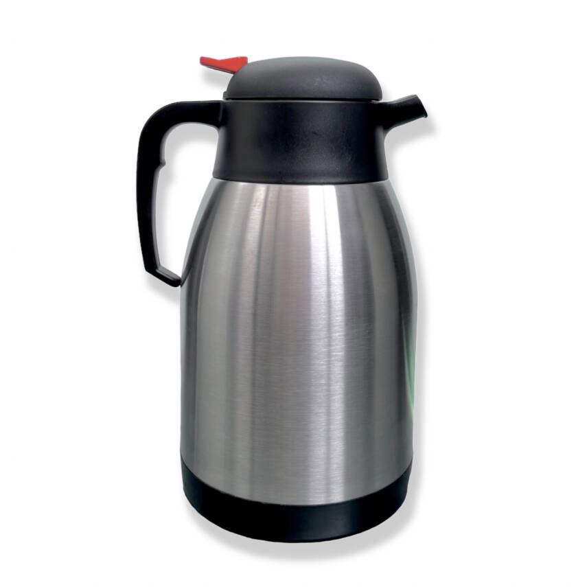 Penguen Çift Kat Çelik Sürahi Çay Termosu - 2 Litre - 1
