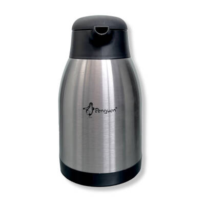 Penguen Çift Kat Çelik Sürahi Çay Termosu - 2 Litre - 2