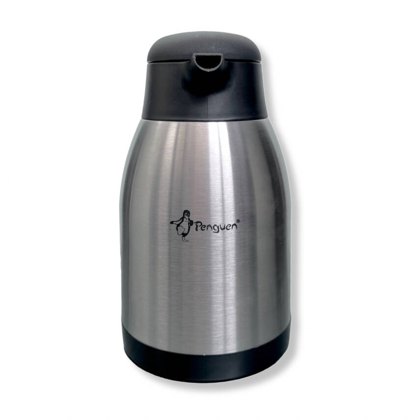 Penguen Çift Kat Çelik Sürahi Çay Termosu - 2 Litre - 2