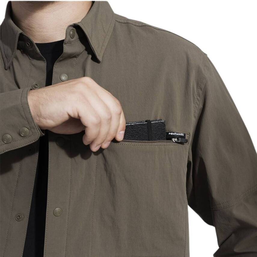 Pentagon Wayne RAL7013 Outdoor Tactical Erkek Gömleği - 2
