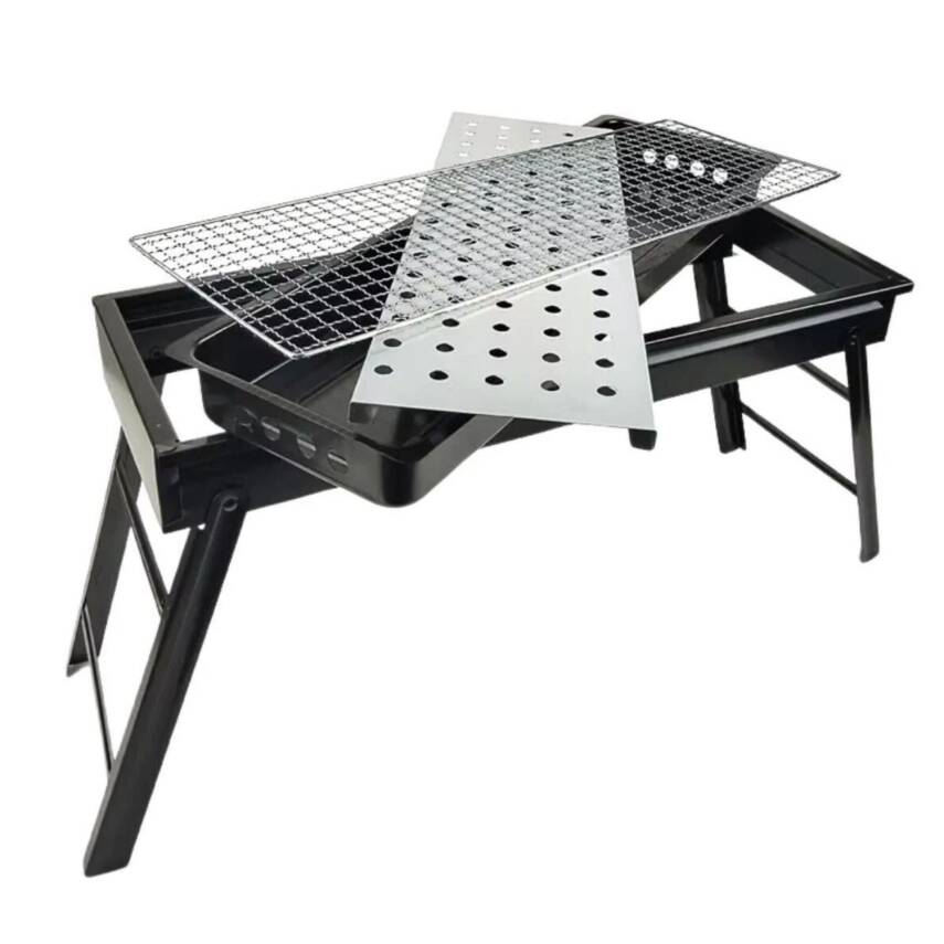 Portatif Katlanabilir Mangal - Madfox Cookout BBQ - Siyah - 547305 - 3