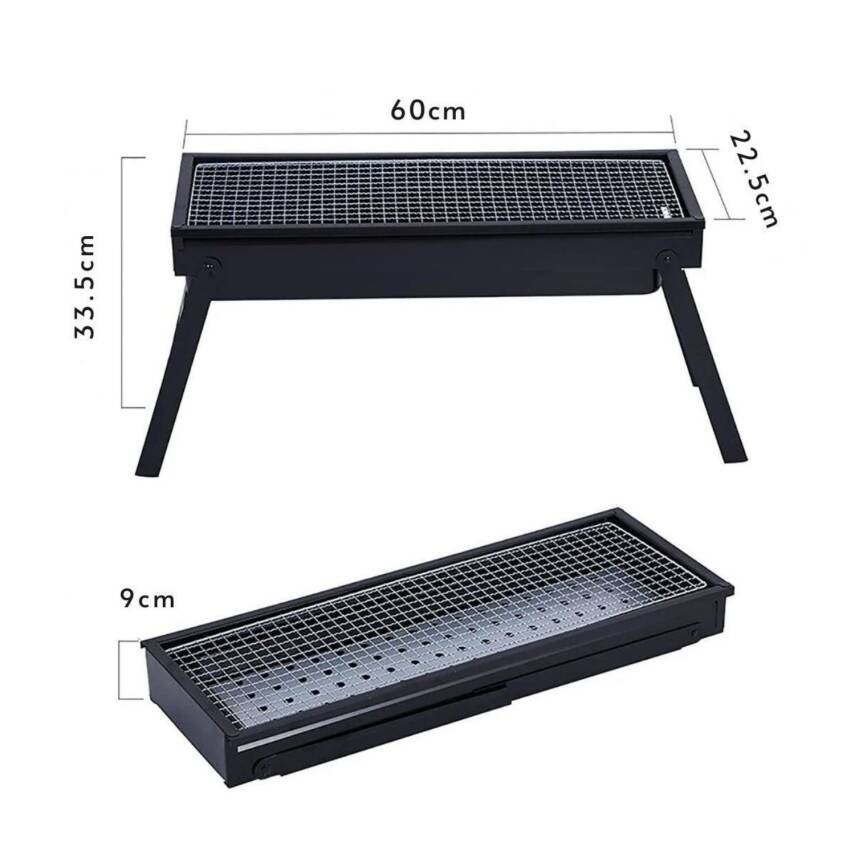 Portatif Katlanabilir Mangal - Madfox Cookout BBQ - Siyah - 547305 - 4