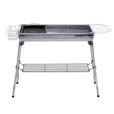 Portatif Katlanabilir Mangal - Madfox Grilmate BBQ - Silver - 547307 - 3