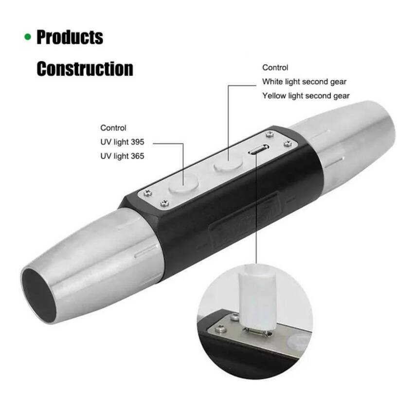 Powerdex PD-9007 UV LED'li El Feneri - Çok Amaçlı Aydınlatma Çözümü - 4