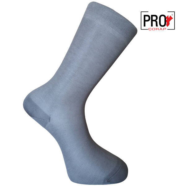 50101 Diamond Merserize Erkek Çorabı Gri 41-44 - 1