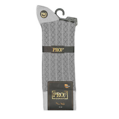 Pro Çorap Rambutan Modal Erkek Çorabı Gri (18132-R4) - 2