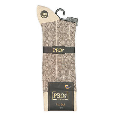 Pro Çorap Rambutan Modal Erkek Çorabı Krem (18132-R7) - 2