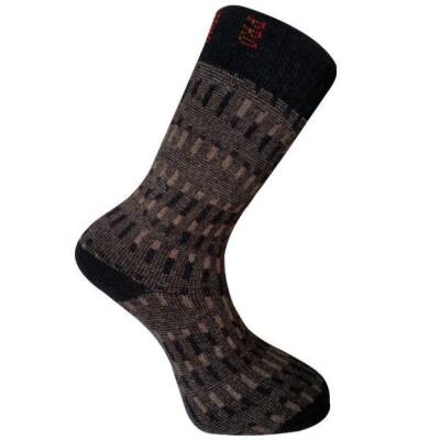 Pro Çorap Yupik Erkek Kuzu Yünü Çorabı - Kahve - Termal Konfor