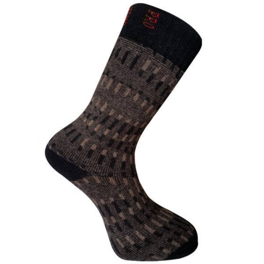 Pro Çorap Yupik Erkek Kuzu Yünü Çorabı - Kahve - Termal Konfor - 1