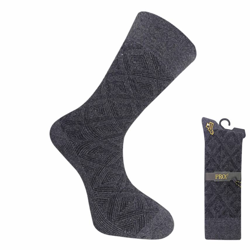 Pro Gibraltar Füme Termal Erkek Çorabı - Sıcak Tutan Pamuklu Kışlık Model - 1