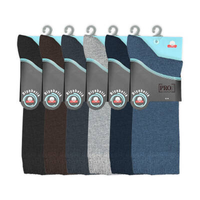 ProMed Diyabetik Erkek Çorap Seti - Şeker Hastaları için 6'lı Pamuklu Konfor - 2