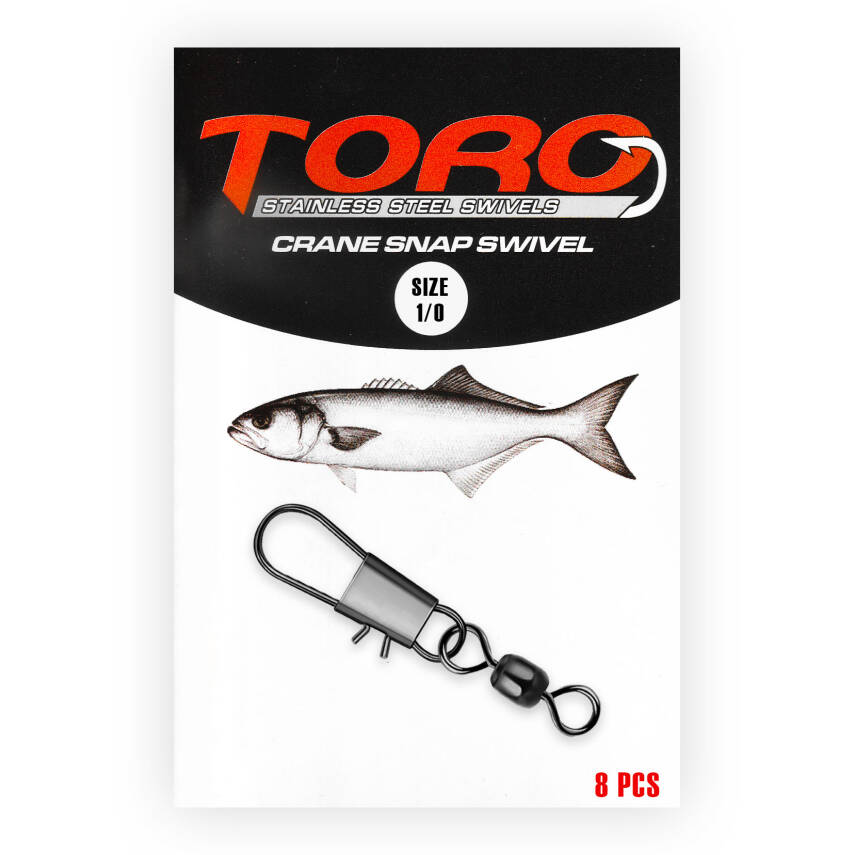 Protackle Crane Klipsli Fırdöndü 8'li No: 1/0 (SW145) - 1