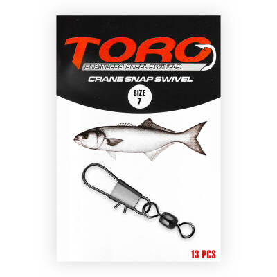 Protackle Crane Klipsli Fırdöndü No: 7 (13'lü Paket) - SW145