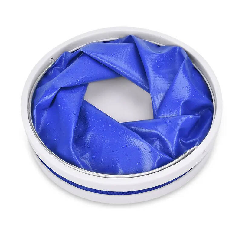 Protackle Katlanabilir Balıkçı Kovası 9 Litre - Mavi - 3