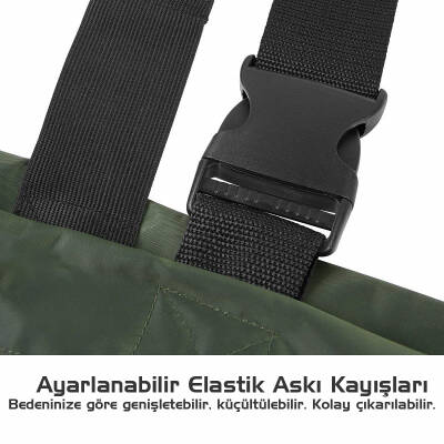 Protackle Primax Taslan Su Geçirmez Haki Tulum Çizme - 4