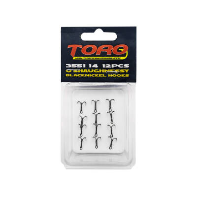 Protackle Üçlü İğne Siyah Nikel No:14 (12'li Paket) - Balık Avında Güvenilir Yardımcınız