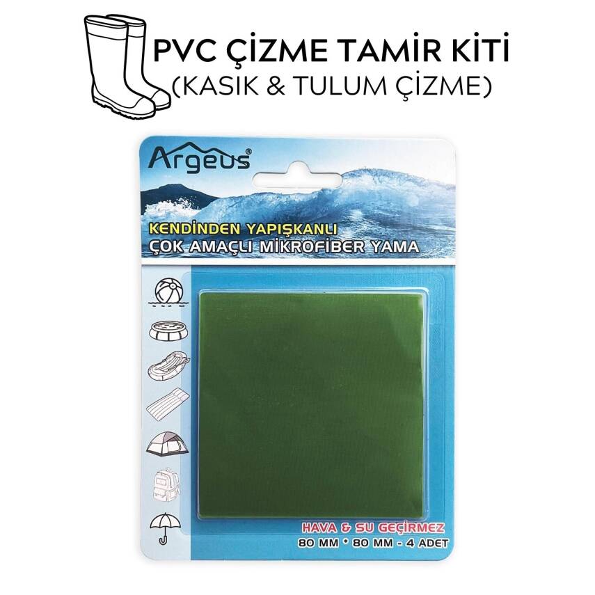 PVC Çizme Tamir Yaması - Haki - Tulum Çizme / Kasık Çizme - 1