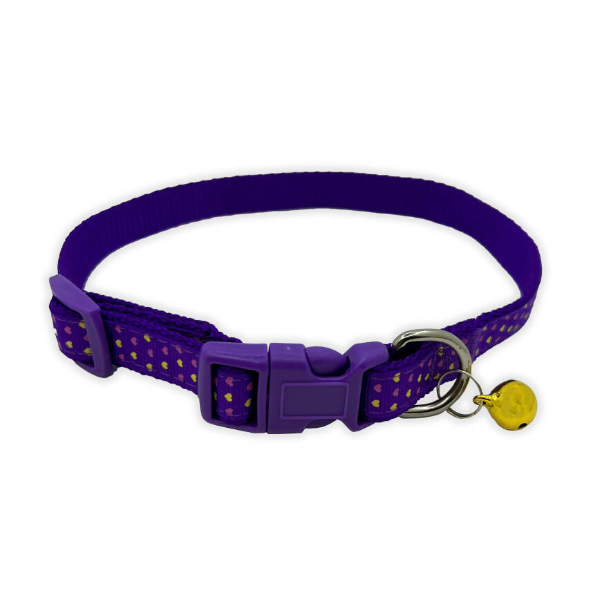 Royalist 2863 15 mm Zilli Mor Kedi/Köpek Tasması - 2