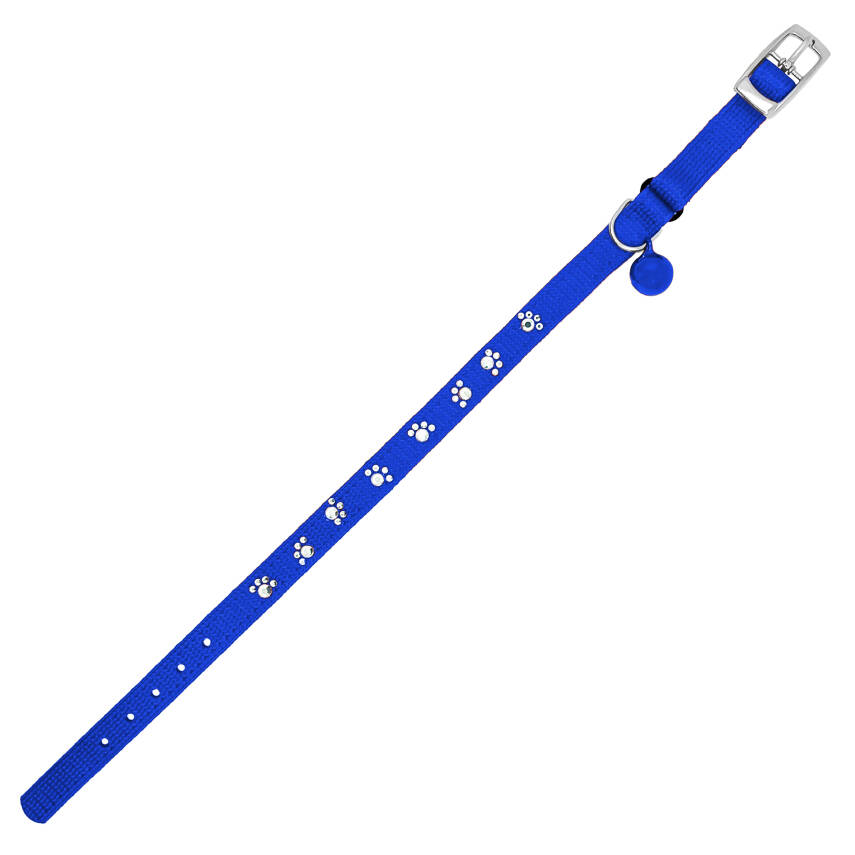 Royalist PC-11 Mavi Desenli Kedi ve Köpek Boyun Tasması - 10mm Ayarlanabilir - 1