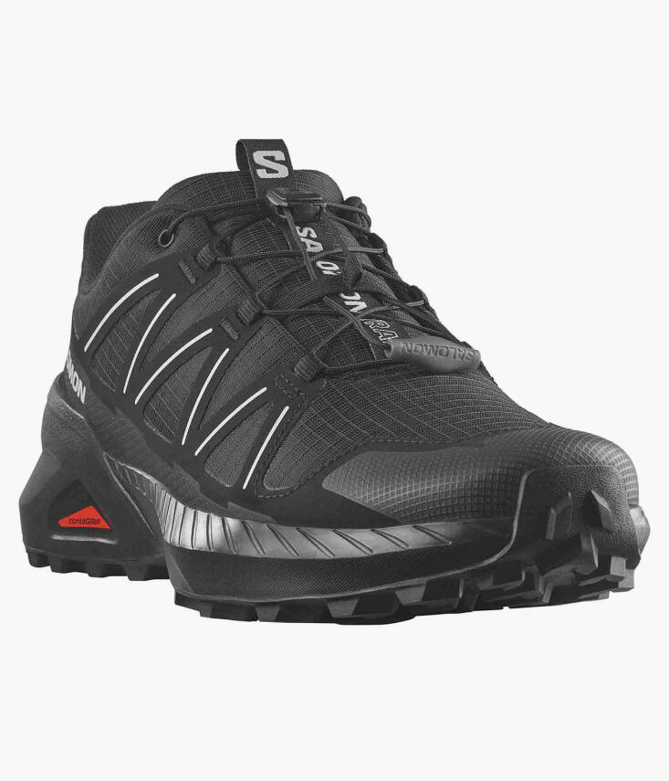 Salomon Speedcross Peak Erkek Koşu Ayakkabısı - Black/Black/Glacier Gray - 3