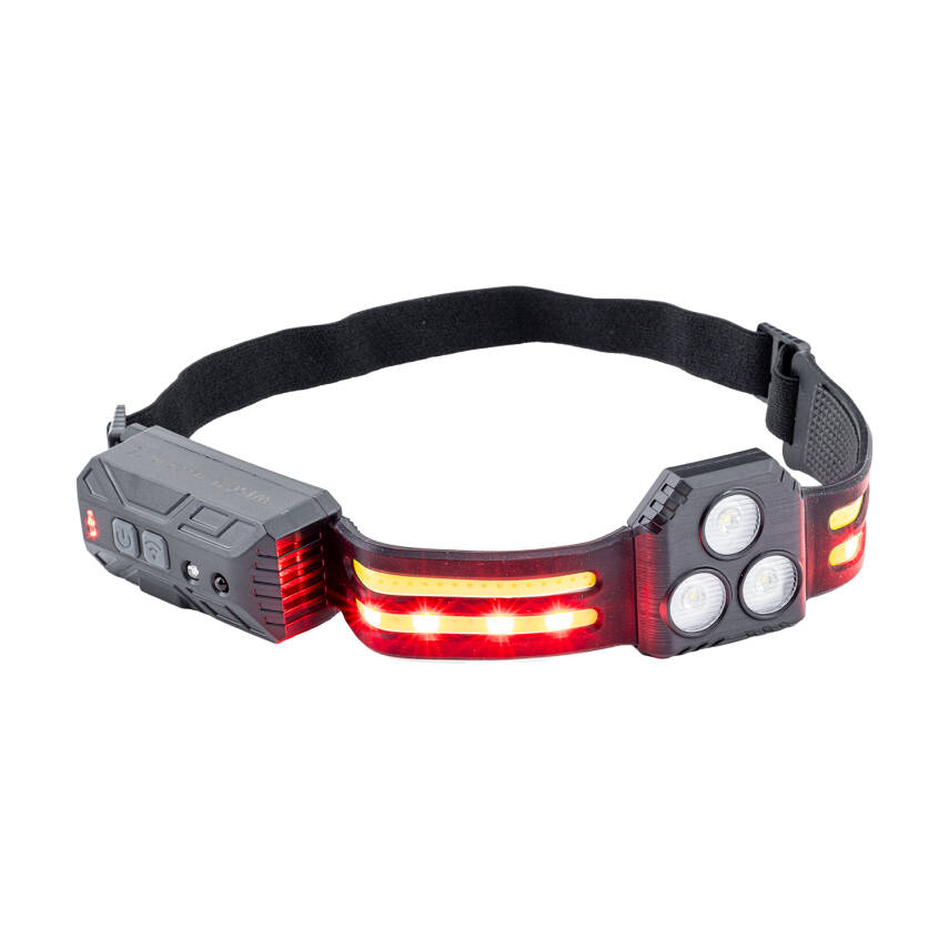 Şarj Edilebilir Kafa Lambası - Wison - Sensörlü - Şerit COB Ledli - 8