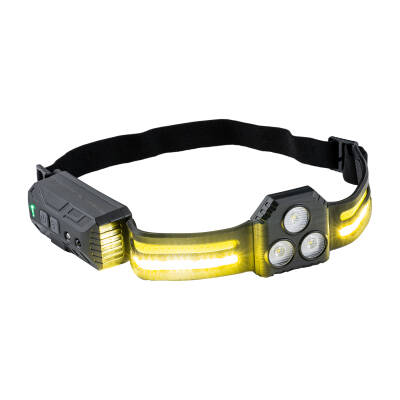 Şarj Edilebilir Kafa Lambası - Wison - Sensörlü - Şerit COB Ledli - 9