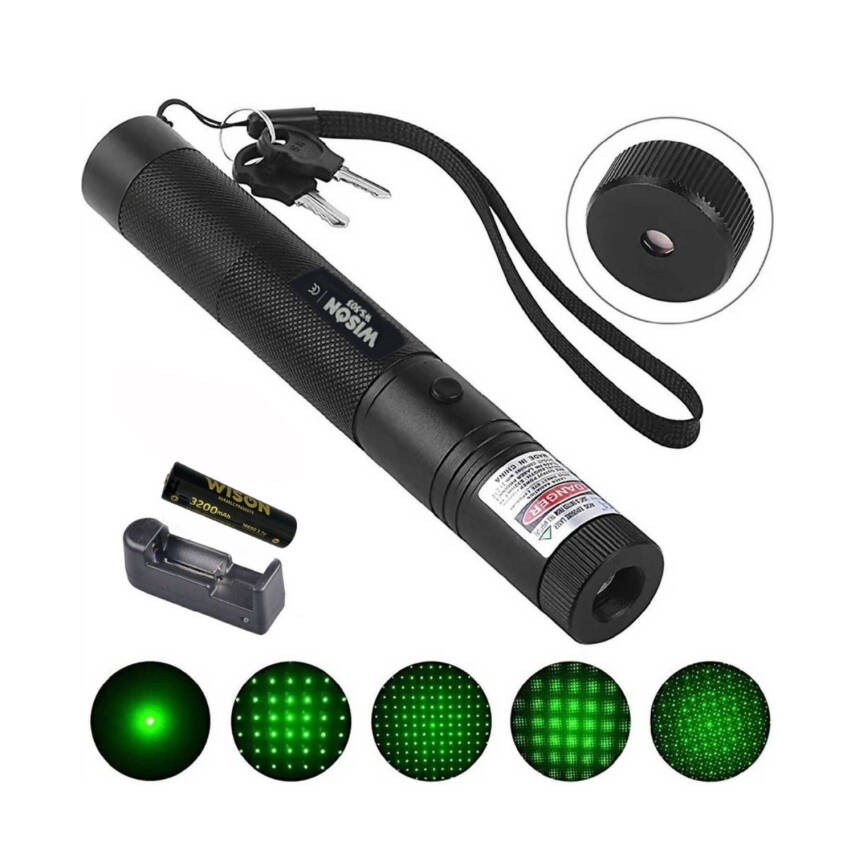Şarj Edilebilir Lazer - Wison - Yeşil - 1