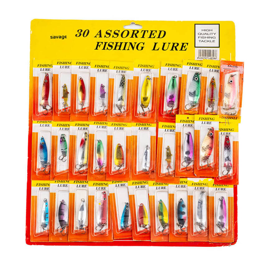 SAVAGE 30 Parça Balık Avı Kaşık Seti - Alabalık, Turna ve Levrek İçin - 2