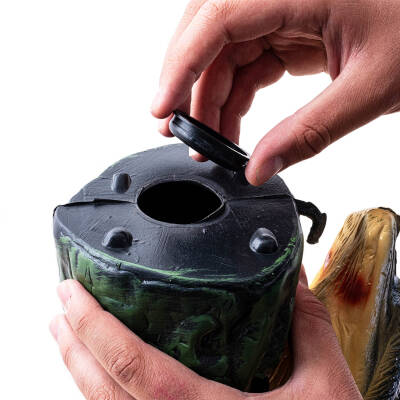 SAVAGE 3D Baykuş Figürlü Mühre - Gerçekçi Bahçe Dekorasyon Objesi - 5