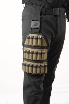 Savage Haki Bacak Fişekliği - 18 Fişek Kapasiteli Avcı Dostu - 3