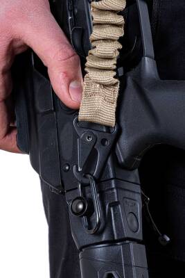 SAVAGE Çift Noktalı Yaylı Taktiksel Tüfek Taşıma Askısı - Kum Rengi - 5