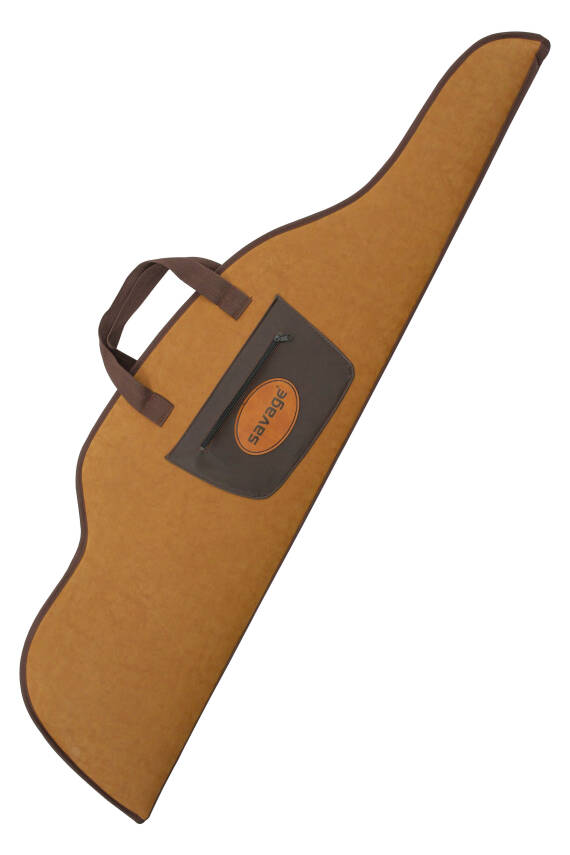 Dürbünlü Tüfek Kılıfı - Savage - Hakiki Deri - Taba - 71 Namlu - 1