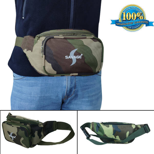 SAVAGE HH0297 Bel Çantası Kamuflaj - 1