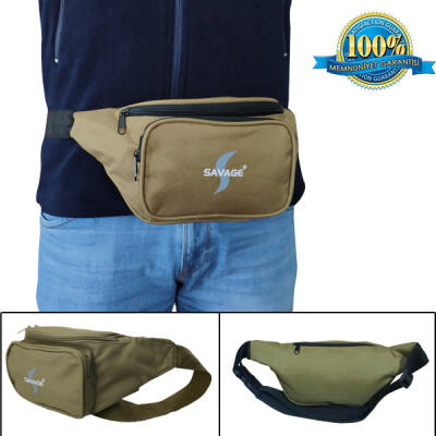 SAVAGE HH0297 Kum Rengi Bel Çantası - Taktik, Av, Kamp ve Günlük Kullanım