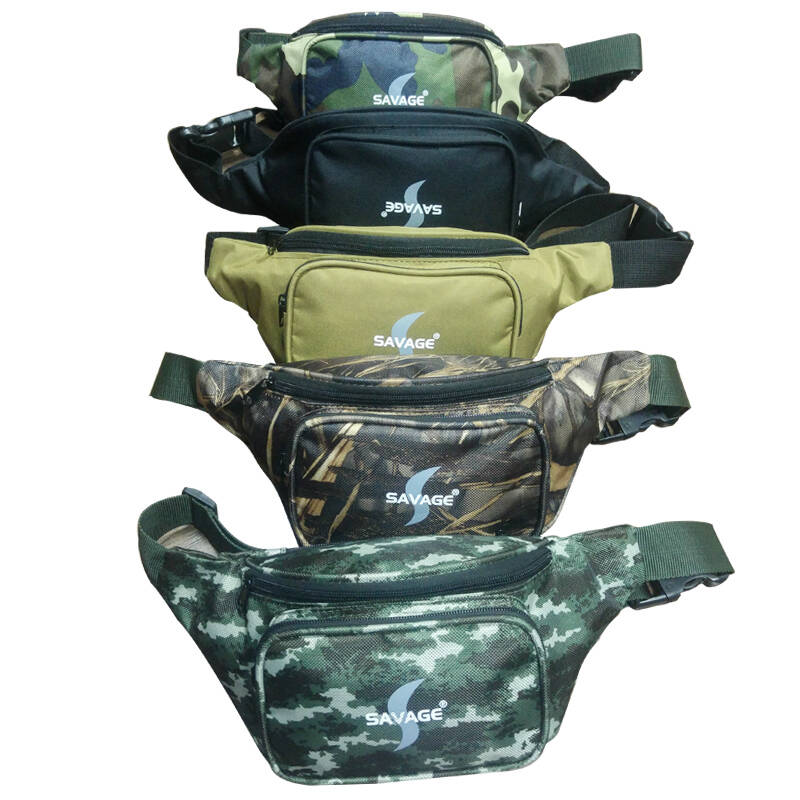 SAVAGE HH0297 Bel Çantası Siyah - Taktik ve Outdoor Kullanım İçin İdeal - 2