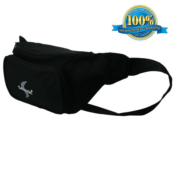SAVAGE HH0297 Bel Çantası Siyah - Taktik ve Outdoor Kullanım İçin İdeal - 4