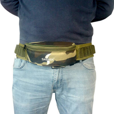 SAVAGE HH06067 Fişeklikli Bel Çantası Meşe Desen - 3