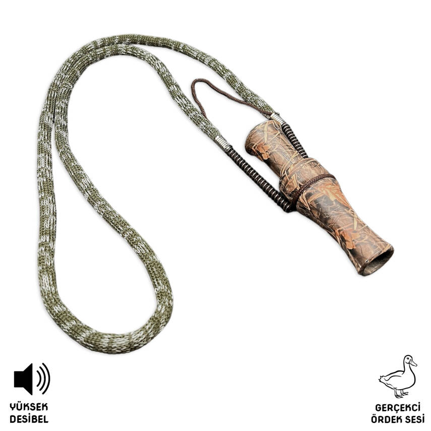 Savage Hunter Askılı Ördek Düdüğü Saz Desen - 1