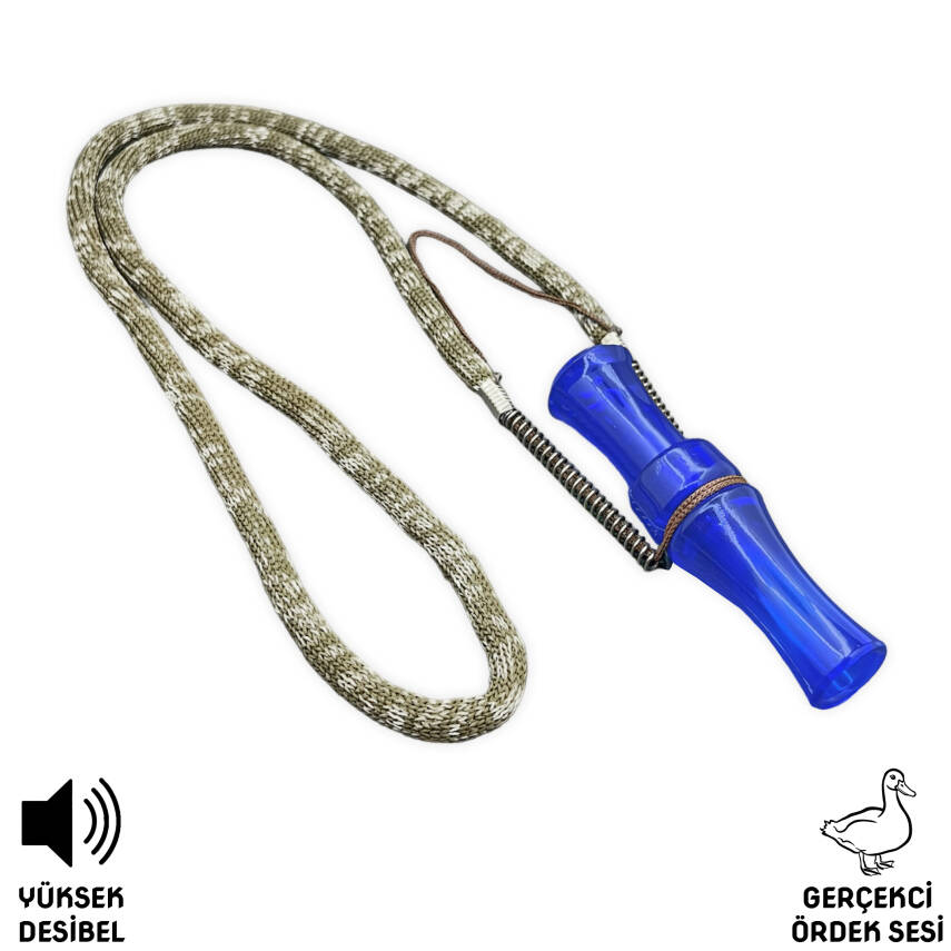 Savage Hunter Askılı Mavi Ördek Düdüğü ile Av Sezonuna Hazır Olun! - 1