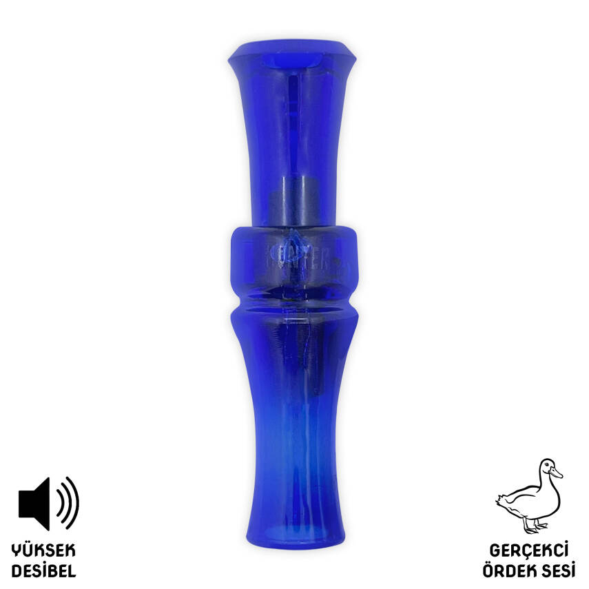 Savage Hunter Mavi Renk Ördek Çağrı Düdüğü - Yüksek Sesli Avcı Düdüğü - 1
