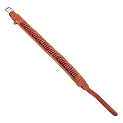 Savage Kahverengi Deri Çift Yönlü Av Fişekliği - 40 Fişek Kapasiteli - 1