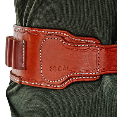 Savage Kahverengi Deri Çift Yönlü Av Fişekliği - 40 Fişek Kapasiteli - 5