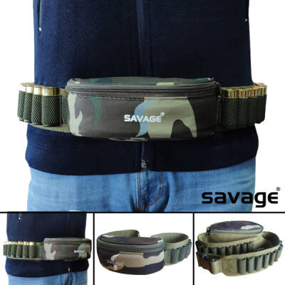 SAVAGE HH06067 Fişeklikli Bel Çantası Kamuflaj - 4