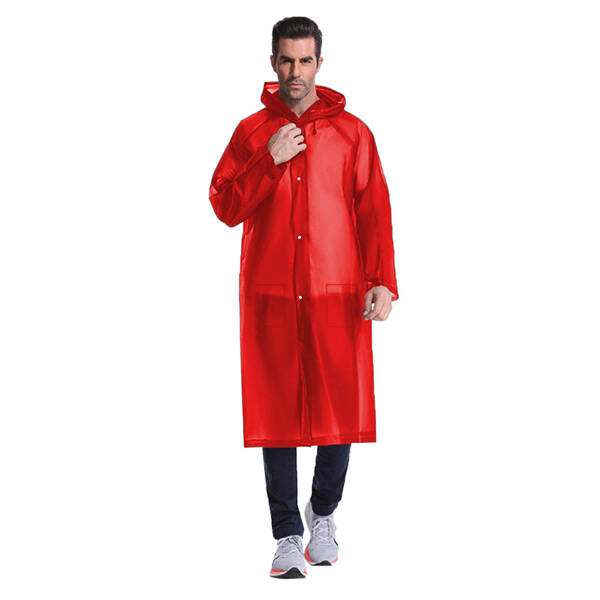 Savage PVC Kırmızı Cep Yağmurluk (11011) - Taşınabilir ve Su Geçirmez - 1