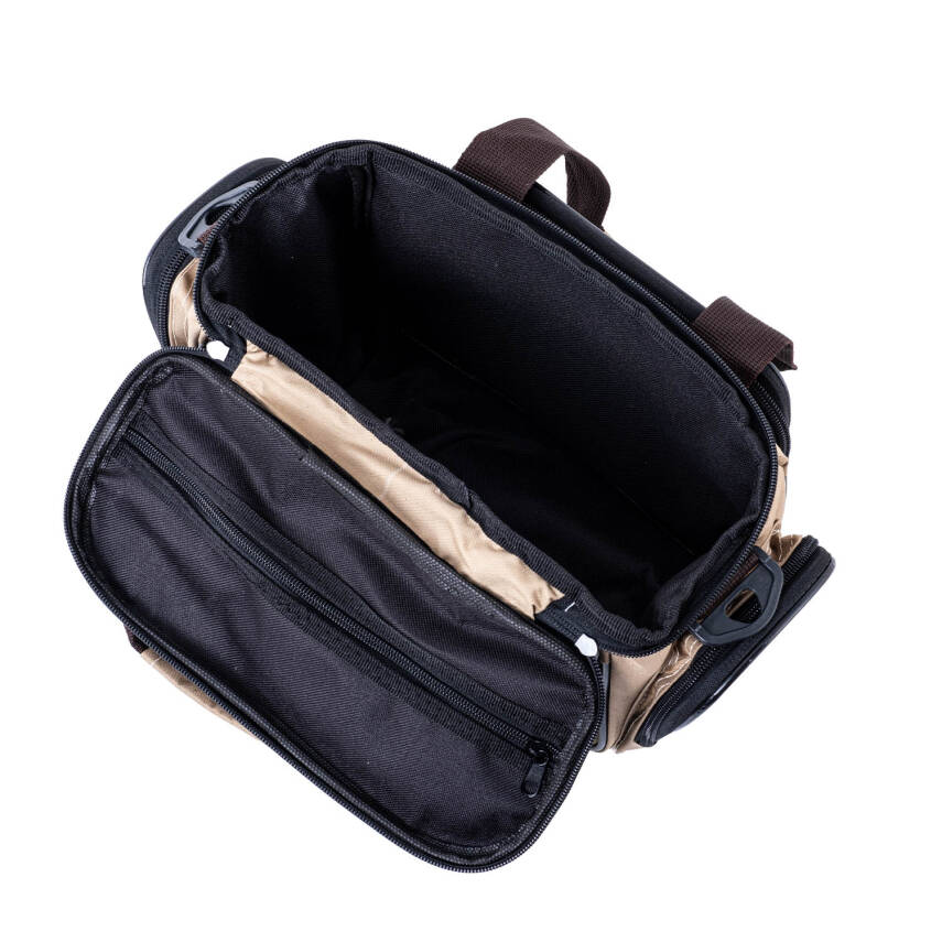 SAVAGE Kum Rengi Mini Balıkçı Seyahat Çantası - Küçük Boy Çok Yönlü Organizer - 4