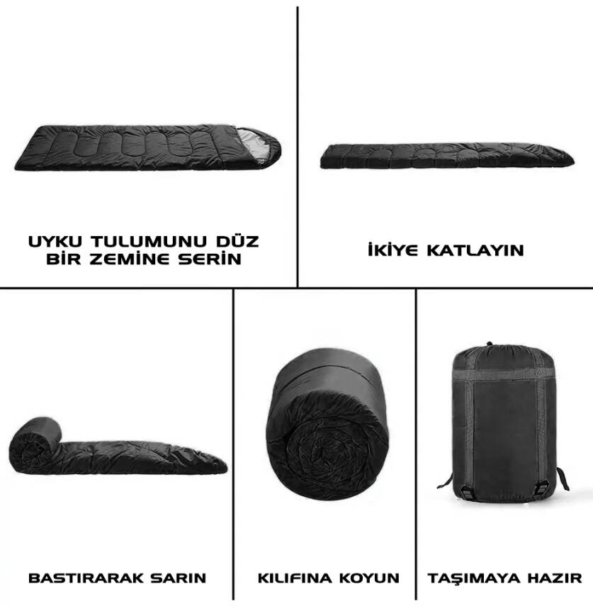 Savage Mont Blanc Extreme -15°C Kahve Uyku Tulumu - 5